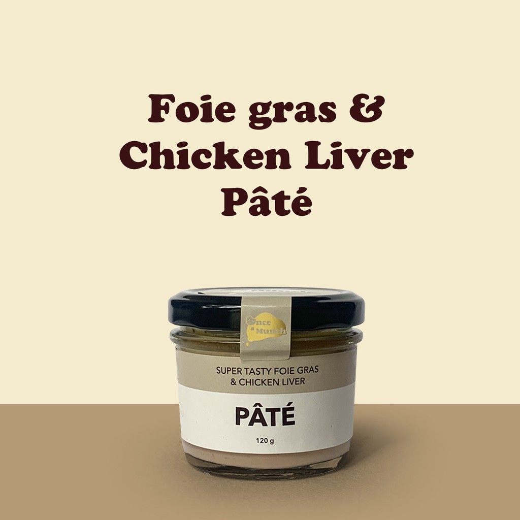 SUPER TASTY Foie gras & Chicken Liver Pate ตับบด ตับห่าน ผสม ตับไก่