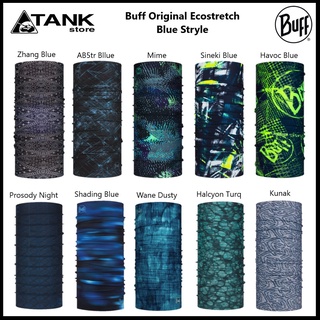 Buff Original EcoStretch Blue Style ผ้าบัฟกันแดด ลายโทนสีน้ำเงิน เนื้อผ้าไมโครไฟเบอร์ ระบายอากาศดี ลิขสิทธิ์ของแท้