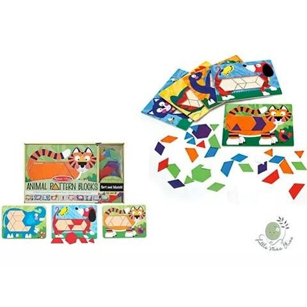 Animal Pattern Blocks เป็น puzzle