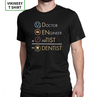 เสื้อยืดแขนสั้น คอกลม ผ้าฝ้าย 100% พิมพ์ลาย Doctor Engineer Artist สไตล์วินเทจ สําหรับผู้ชาย และผู้ใหญ่S-5XL