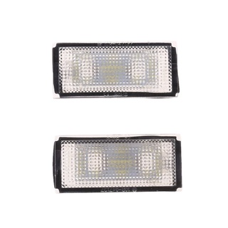 Edb* ไฟท้ายป้ายทะเบียนรถยนต์ LED สีขาว สําหรับ E66 E65 7-Series 735i 2 ชิ้น