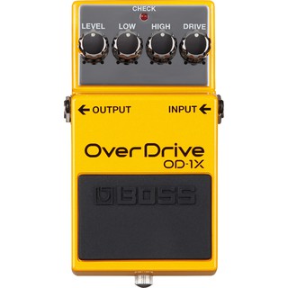Boss OD-1X OverDrive โปร 10/10 ให้เสียงโอเวอร์ไดร์ฟ ที่หนักแน่นและนิ่มนวลที่สุด ในตระกูล Overdrive ของบอส