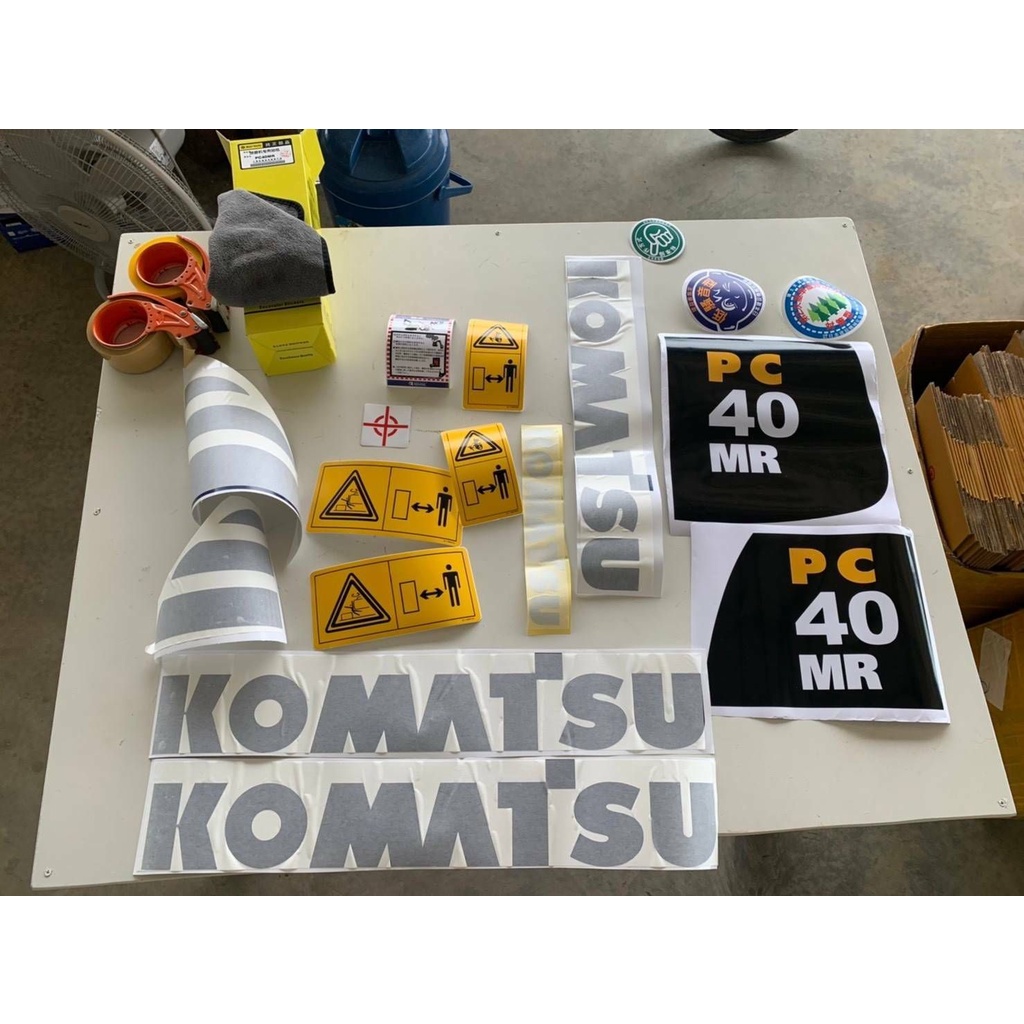 สติ๊กเกอร์ โคมัตสุ KOMATSU PC40MR-3