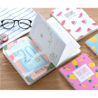 สมุดแพลนเนอร์ 100 days planner (พร้อมส่ง)