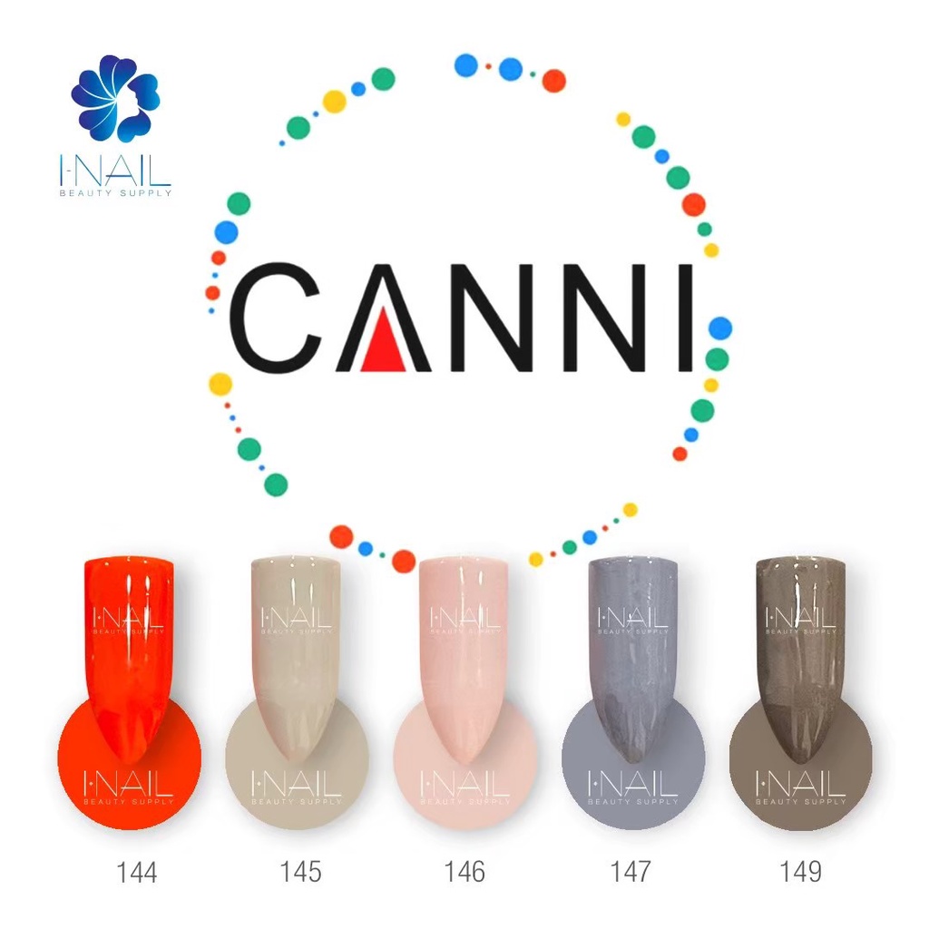 (รหัส 144-193)แคนนิ Canni สีเจลขนาด 7.3 มีอย.ทุกขวด