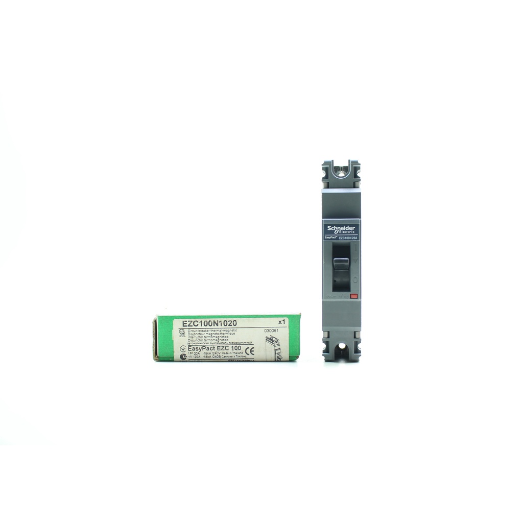 EZC100N1020 เซอร์กิตเบรกเกอร์ Schneider MCCB EasyPact EZC100N1020 เซอร์กิตเบรกเกอร์  1P 20A ชไนเดอร์