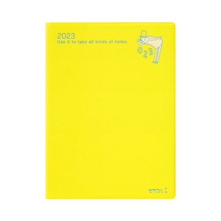 MIDORI Pocket Diary A6 Ojisan 2023 (D22177006) / ไดอารี ปี 2023 ขนาด A6 ลายคุณลุงโอจี้ซัง แบรนด์ MIDORI จากประเทศญี่ปุ่น