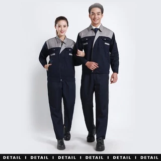 doti ชุดยูนิฟอร์มทำงาน แขนยาว-แขนสั้น สำหรับงานช่างซ่อมบำรุง เสื้อใส่ทำงาน สำเร็จรูป พร้อมใช้งาน