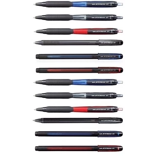 ปากกาลูกลื่น UNI Jetstream SXN-101 0.5 / 0.7 , แบบกด / ปลอก , สี น้ำเงิน / ดำ / แดง