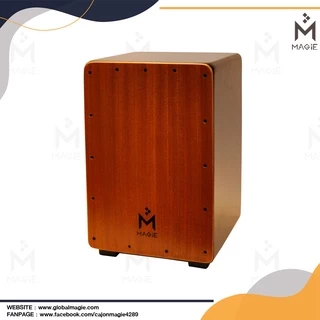 Magie Cajon Drum รุ่น MC38B กลองคาฮองนั่งตี มากี เครื่องดนตรี เครื่องเคาะจังหวะ กลองพกพา อคูสติก