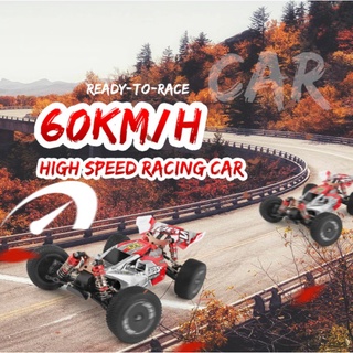 รถบังคับ WLtoys 144001 Buggy 4WD ความเร็ว 60 กม/ชม Lithium Battery High Speed Racing Car 1/14 2.4 Ghz RC