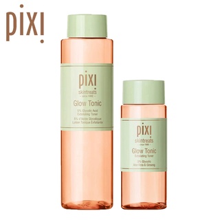 Pixi Glow Tonic 5% Glycolic Acid Exfoliating Toner โลชั่นทําความสะอาดผิวหน้า กรดผลไม้ 100 มล. 250 มล. ผลิตภัณฑ์ดูแลผิวจากสิว