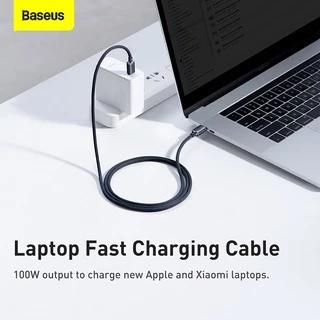Baseus สายชาร์จไว 100W Type-C สายชาร์จ type c ชาร์จเร็ว สายชาร์จเร็วไอโฟน สายชาร์จเร็ว huawei Type-C ไม่รองรับ ios