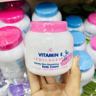 เออาร์ คอลลาเจน AR Vitamin E + COLLAGEN Velvety Skin Smoothing Body Cream 200ml