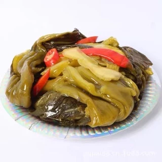 ผักกาดดองเปรี้ยว(开口爽鱼酸菜)400g เหมาะสำหรับปรุงอาหารได้หลากหลายเมนู ผ่านการล้างอย่างสะอาด รสชาติเปรี้ยวกลมกล่อม