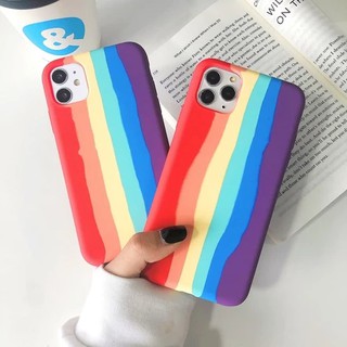 [ส่งจากไทย] เคส สายรุ้งไล่โทนสีนิ่ม Case Xiaomi Redmi Note10 2021 เคสนิ่มซิลิคอน เคส redmi note10