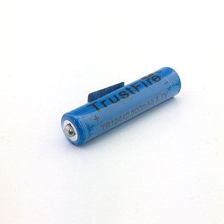 แบตเตอรี่ TrustFire 10440 (AAA) Li-Ion 3.7V 600mAh สีฟ้า (ไม่มีวงจร) (ราคาต่อก้อน)