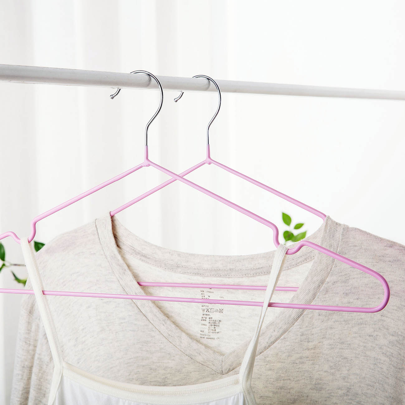 Jujiajia ไม้แขวนเสื้อ สำหรับใช้ในบ้าน ตากเสื้อผ้า 1 ชิ้น #8