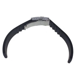 B&G สายนาฬิกา Silicone Strap เเบบนิ่ม สายยางซิลิโคน ลายเส้นตรงสี่เส้นแนวยาว มีขนาด 18 mm, 20 mm, 22 mm, 24 mm