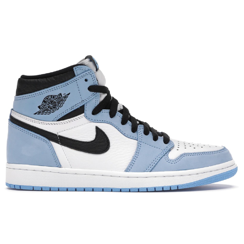 Nike Jordan 1 Retro High White University Blue Black | Shopee Thailand