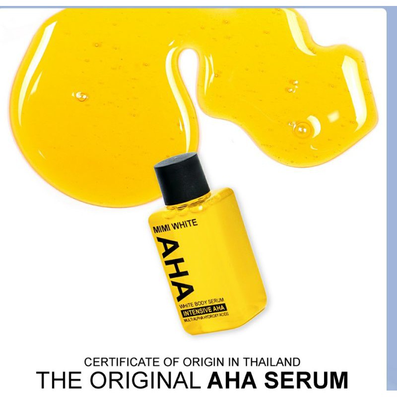 Original Mimi white aha serum