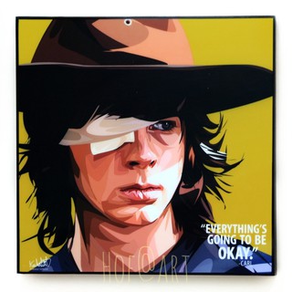 Carl Grimes คาร์ล กริมส์ ซีรีส์ The Walking Dead เดอะวอคกิ้งเดด series รูปภาพ​ติดผนัง pop art กรอบรูป แต่งบ้าน ของขวัญ