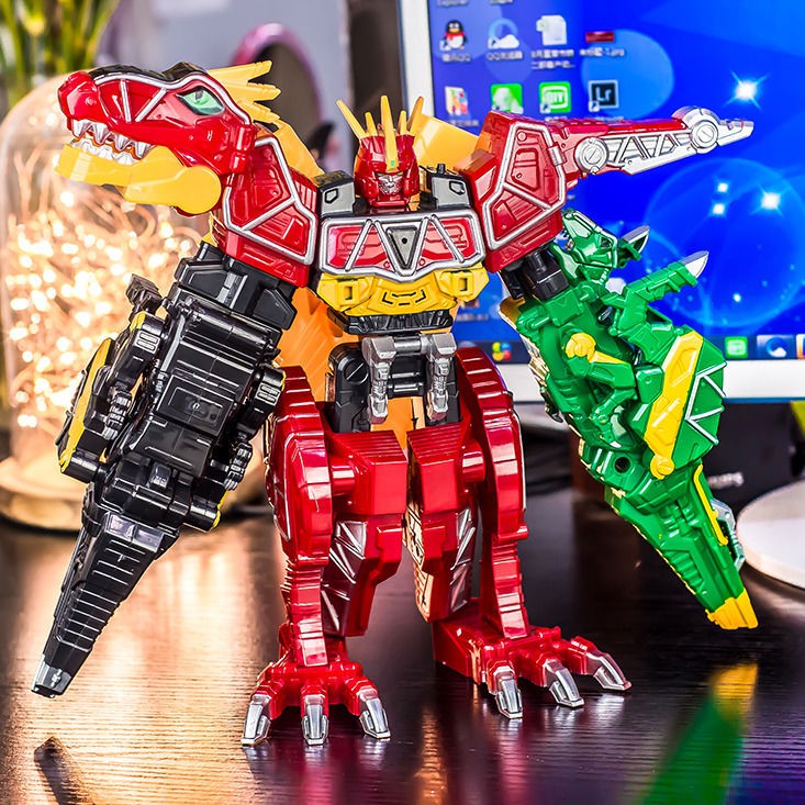 โมเดลตัวควบคุมพลังงาน Dino Charge Megazord Para-Raptor