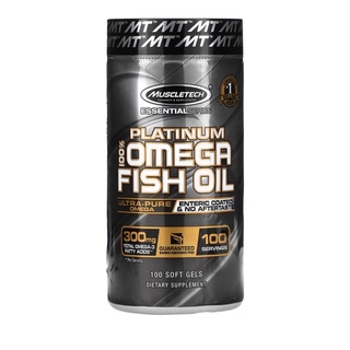 Muscletech, Essential Series, Platinum 100% Omega Fish Oil, 100 Soft Gels