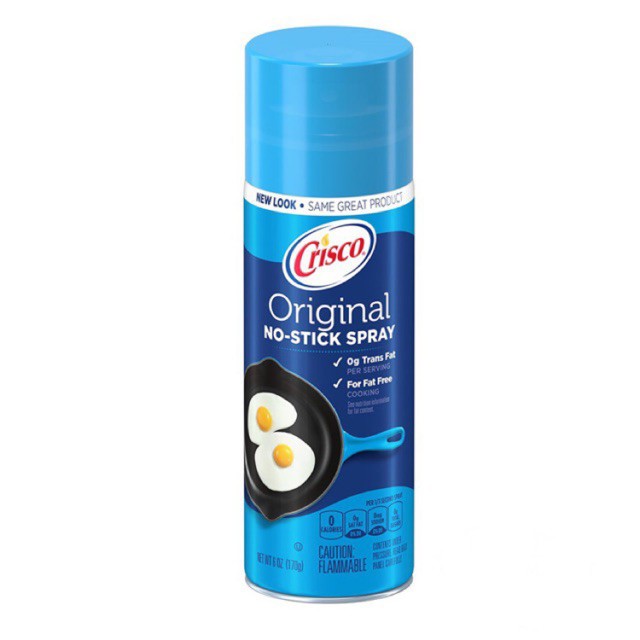 Crisco Original No-stick Spray คริสโก ออริจินอล สเปรย์ (น้ำมันคาโนลาธรรมชาติ) 170 มล