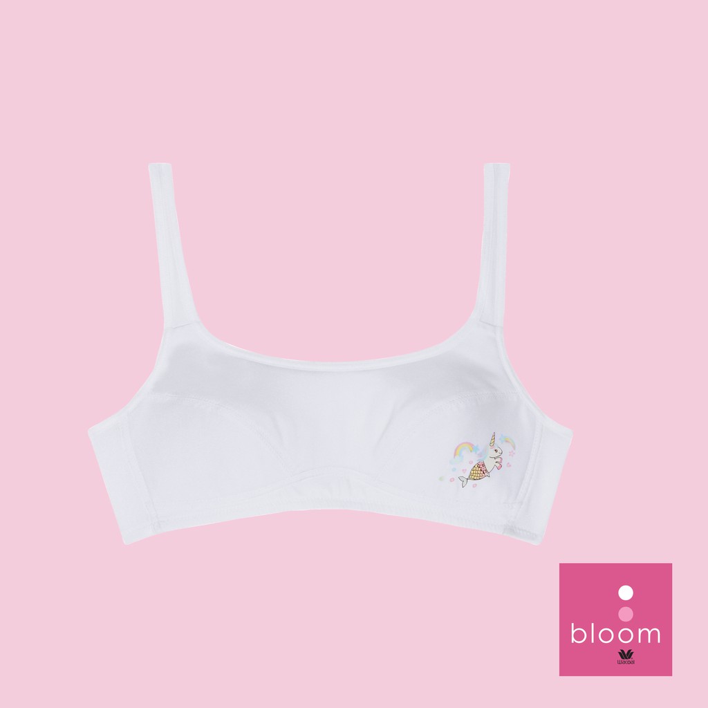 WB1A06 Wacoal Bloom บราไร้โครง สีขาว