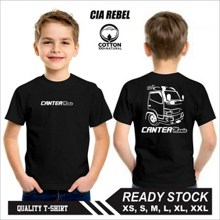 เสื้อยืด ลาย Canter Mania ยานยนต์ สําหรับเด็ก