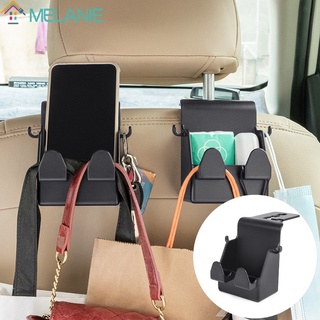 Car Interior Storage Box with Hanging Hook Seat Bag Phone Holder / For Seat Organizer Behind Over the Seat Car Hooks Hang