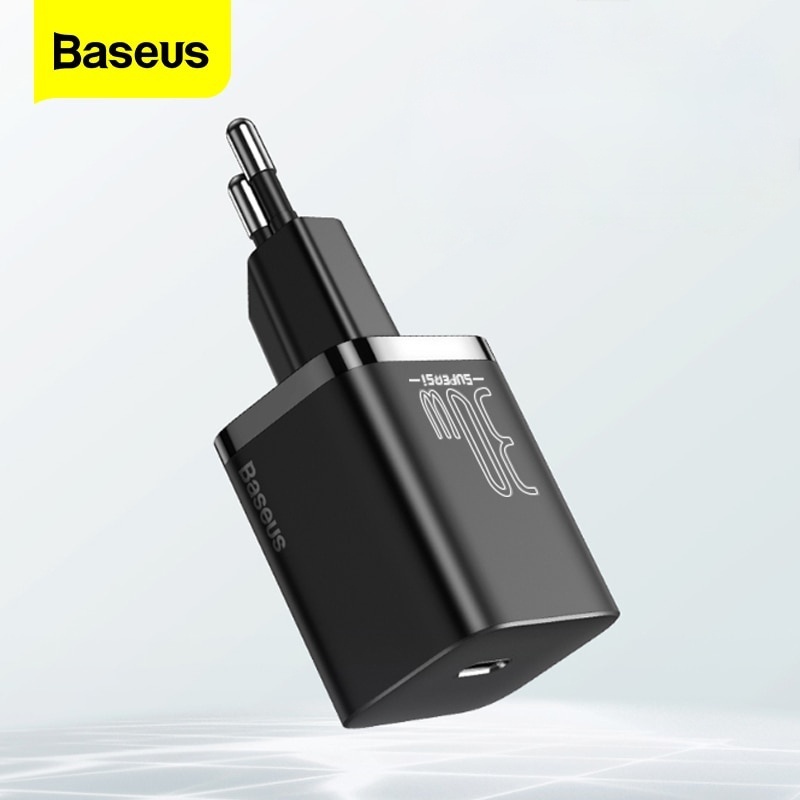 Baseus สายชาร์จไอโฟน PD 30W USB C หัวชาร์จ Adapter for iPhone 12 11 Pro Type C QC 3.0 Fast Charge fo