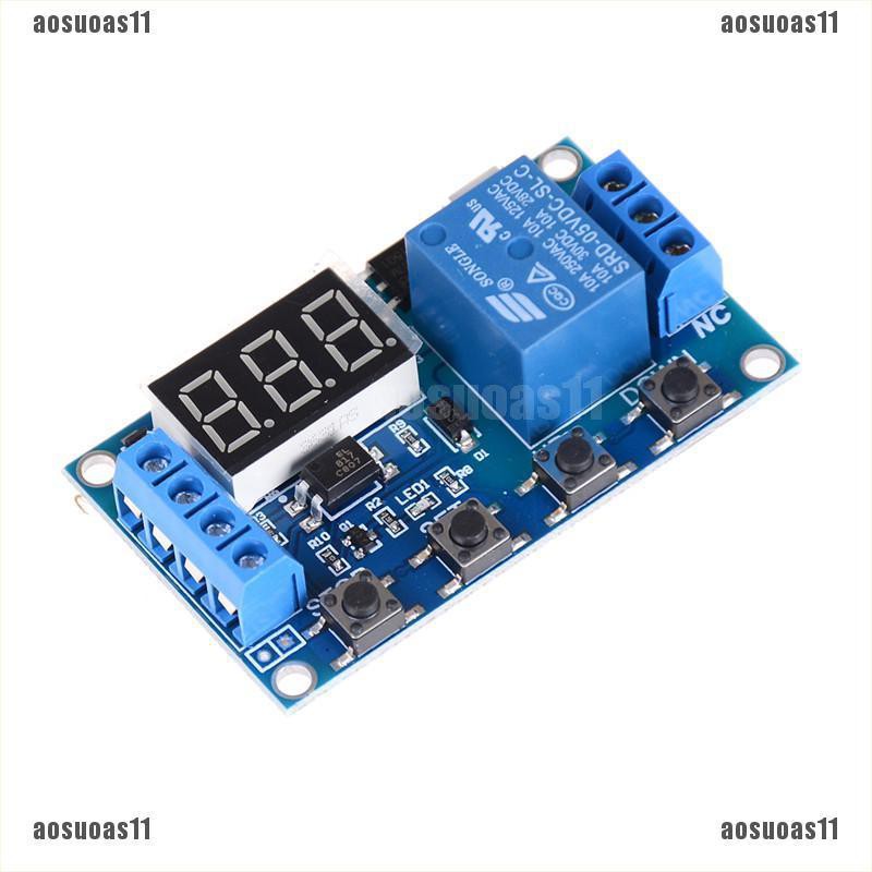 ADA 6v-30v Relay Module Switch Trigger Time Delay Circuit Timer Cycle ...