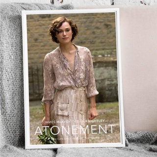 Atonement (2007) Poster / Keira Knightley, James McAvoy, Saoirse Ronan โปสเตอร์ขนาด 33x48 cm