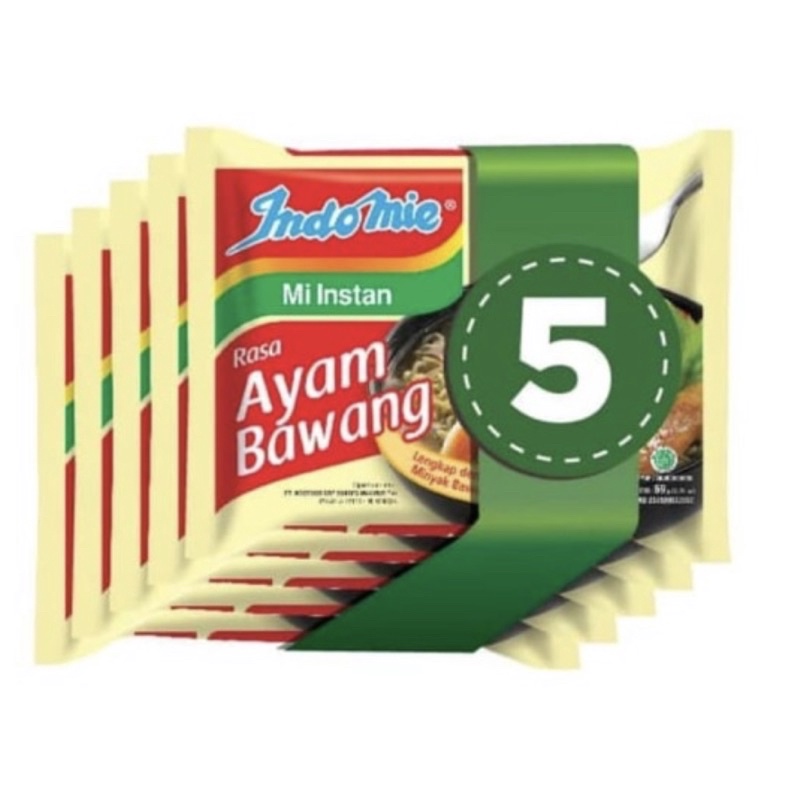 Indonesia Indomie Instant Noodles Soup Onion Chicken (Ayam Bawang) Flavor