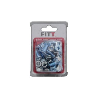 สกรูเกลียวมิลน็อต JF 8X25MM 25ตัว | FITT | 8855952007414 สกรู, น๊อต อุปกรณ์ยึดติด ต่อเติมซ่อมแซมบ้าน สกรูเกลียวมิลน็อต J