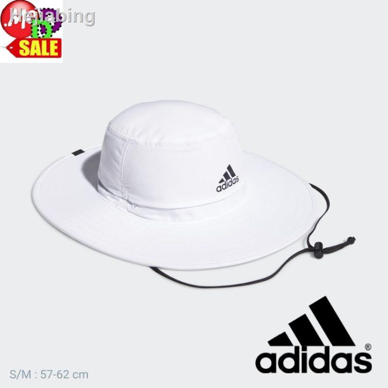 ▥ADIDAS - ใหม่ หมวกกอล์ฟกันแดด ปีกหมวกกว้าง ADIDAS UV DURABLE GOLF SUN HAT FI3032  R.Y.V. BUCKET HAT GN2276ราคาต่ำสุด