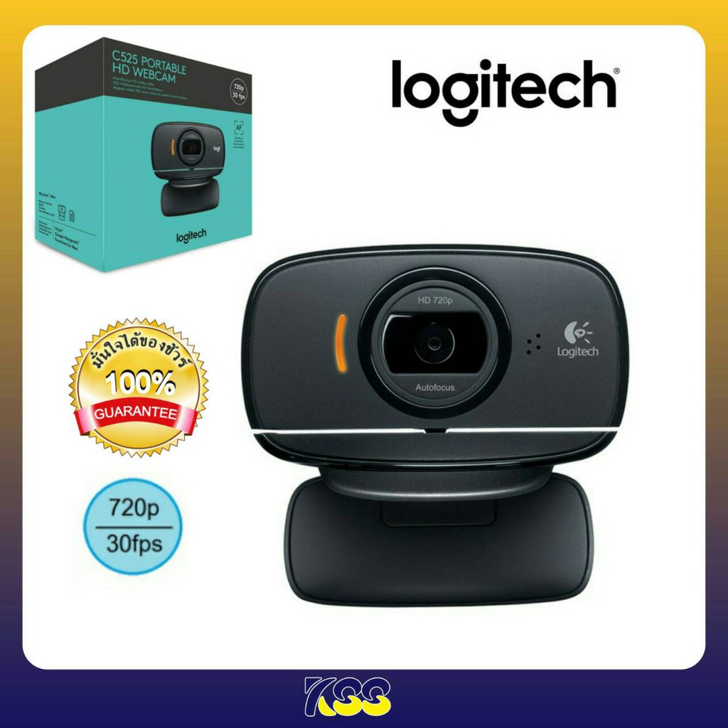 Webcam Logitech C525 HD 720p กล้องเว็บแคม ของแท้ ประกันศูนย์ 2ปี