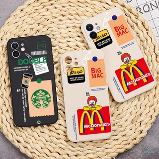 เคสซิลิโคน ลายเบอร์เกอร์กาแฟ กันกระแทก สําหรับ VIVO V15 Pro S1 Pro VIVO V9 Y19 V21 Y51 Y51A VIVO Y31 Y53S Y11 Y83 Y85 K009