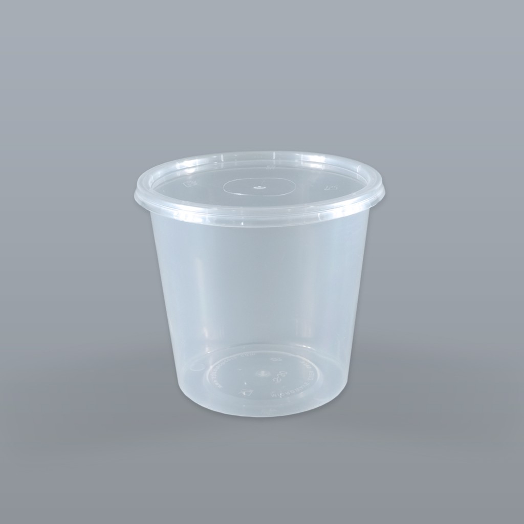 กล่องอาหารเดลิเวอรี่ 30 oz (ทรงกลม) บรรจุ 25 ชุด/แพ็ค