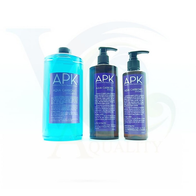 APK-AQUA CARBONIC (คาร์บอนน้ำ,กำจัดตะไคร่ขนดำ+บำรุงไม้น้ำ)