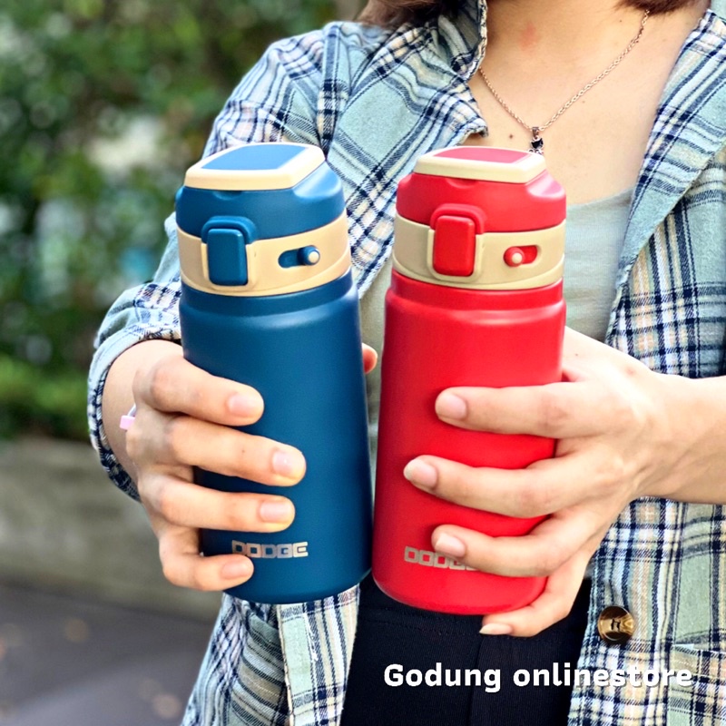พร้อมส่ง DODGE กระติกน้ำ กระติกเก็บอุณหภูมิร้อน/เย็น ของแท้100% ขนาด 370ml.
