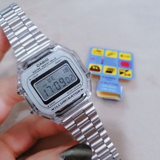 🇹🇭🇹🇭🇹🇭Casio สายเลส งานมิลเลอร์ Code:W12D040563 แถมฟรีกล่อง+ถุงผ้า พร้อมตั้งเวลาให้