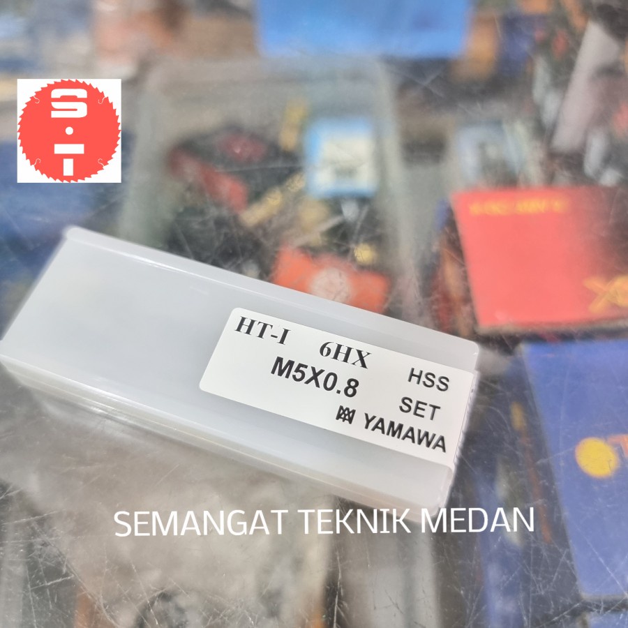 MATA YAMAWA TAIWAN HAND TAP BIT M5 x 0.8 M 5 x 0.8 0.8 0.8 ชุด 3 ชิ้น