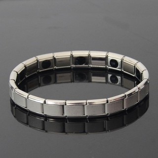 ﻿สร้อยข้อมือสุขภาพแม่เหล็กแมกนีติก  Magnetic Stainless Steel Bracelet 316L รุ่น :GG105