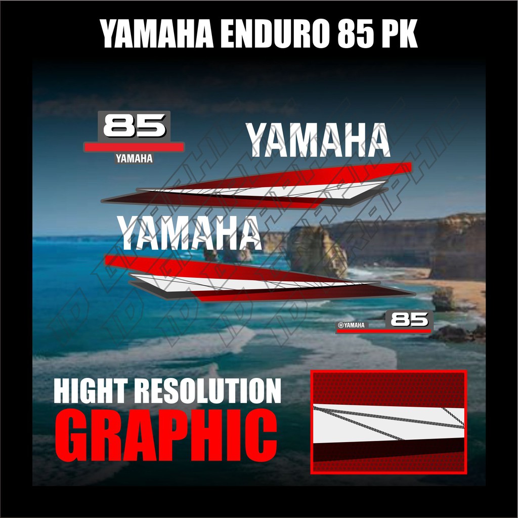 MESIN YAMAHA ENDURO 85 PK สติ๊กเกอร์ YAMAHA ENDURO MACHINE