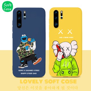 เคสมือถือสำหรับ Huawei Nova 7 7i 6 7 SE 5T 5Z 5 5i Pro Y9 Prime 2019 Y9S Y6S P40 Pro Plus Lite E Y7P 2020 Y6P Y5P Y8P P20 P30 Pro Plus P20 P30 Lite Y7 Pro 2019 Nova 3e 3i 4e Mate 20 30 Lite Pro Case Sesame Street Cute cartoon TPU Cases