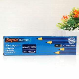ดินสอ 2บี​ Sepia #No.2004 บรรจุ 12 ด้าม