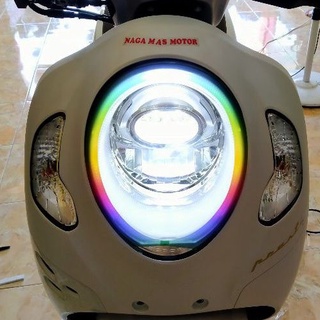 สติกเกอร์คิ้ว Rgb All New Scoopy Lights 2020-2021